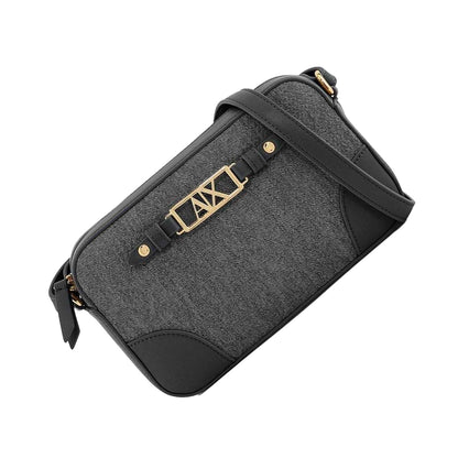 Black - Back - Armani Exchange Womens-Ladies Crossbody Bag