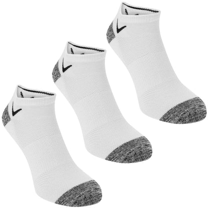 White - Front - Callaway Mens Ankle Socks (Pack of 3)