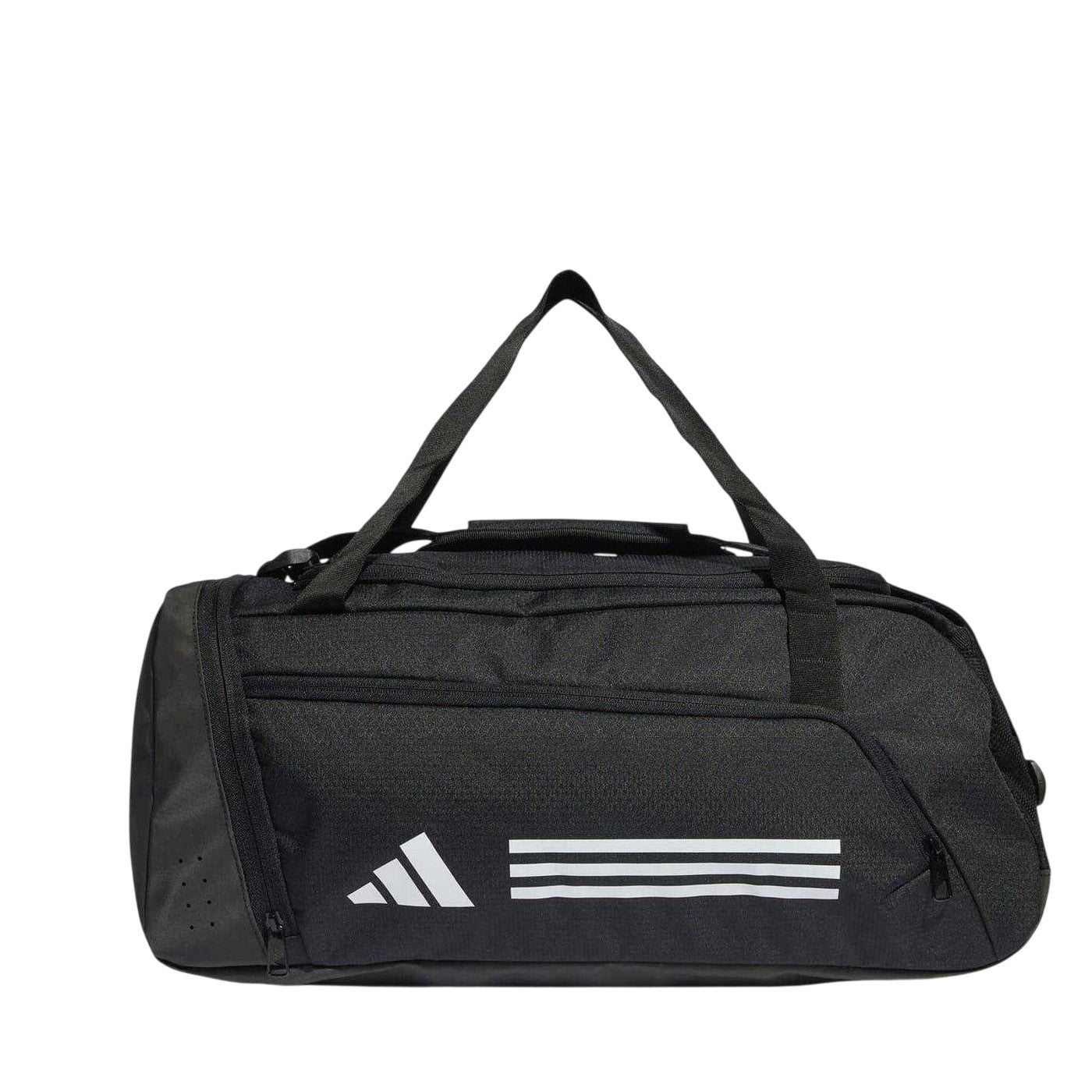 Black-White - Front - Adidas Unisex Adult Gym Duffle Bag