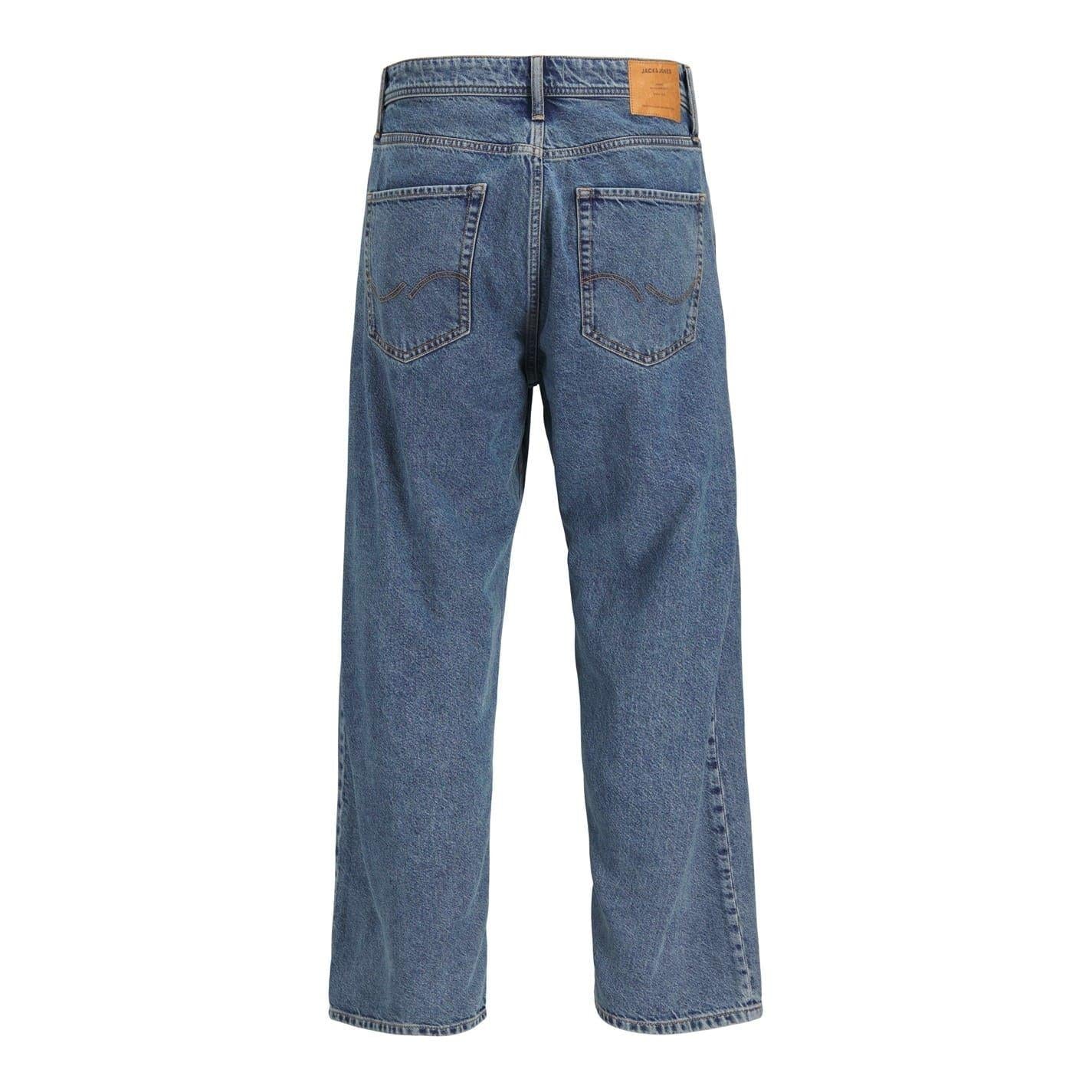 Blue Denim - Back - Jack And Jones Mens Denim Baggy Jeans