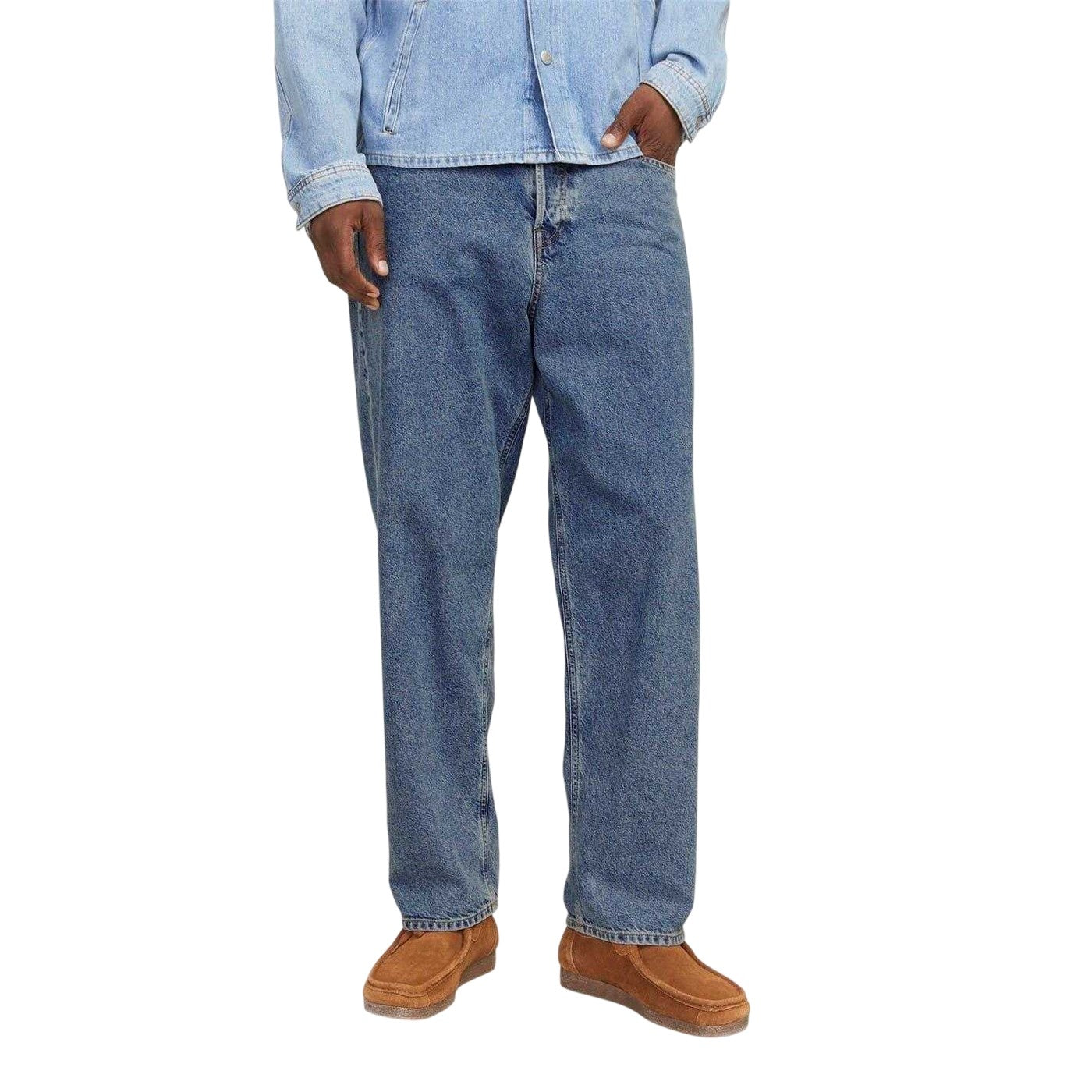 Blue Denim - Lifestyle - Jack And Jones Mens Denim Baggy Jeans