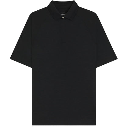 Black - Front - Boss Mens Polo Shirt