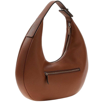 Cognac - Back - Guess 1981 Crescent Shaped Hobo Bag