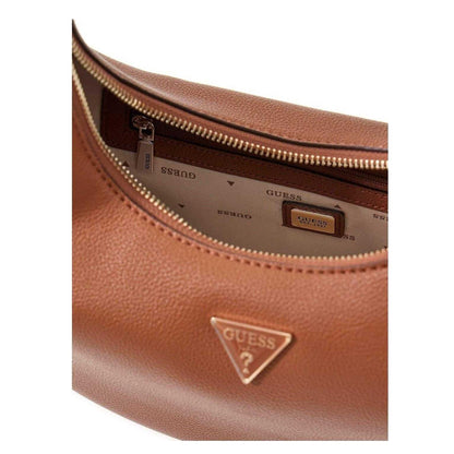 Cognac - Side - Guess 1981 Crescent Shaped Hobo Bag