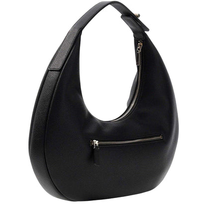 Black - Back - Guess 1981 Crescent Shaped Hobo Bag