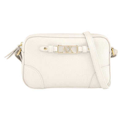 Off White - Front - Armani Exchange Womens-Ladies Crossbody Bag