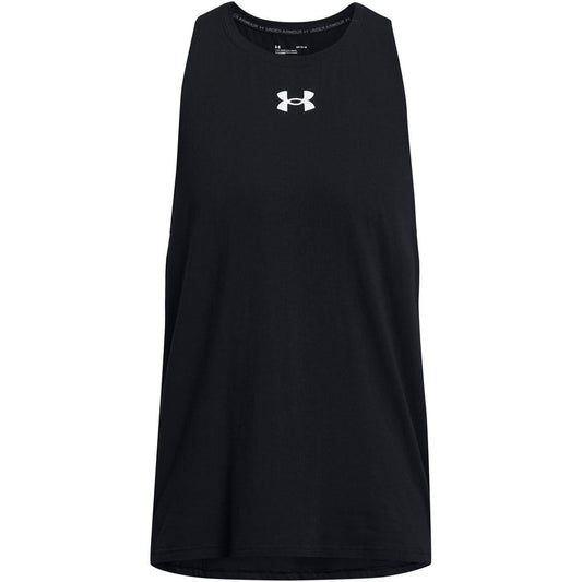 Black - Front - Under Armour Mens Baseline Tank Top