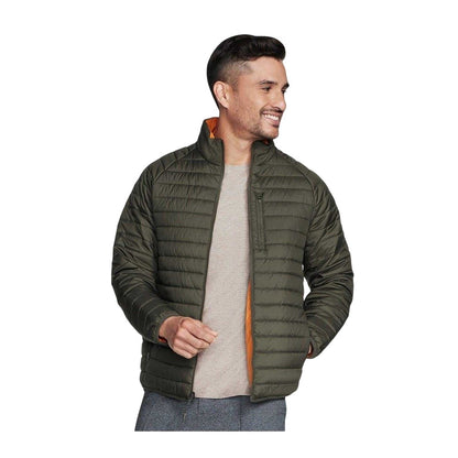 Brown-Olive - Front - Skechers Mens Go Shield Altitude Puffer Jacket