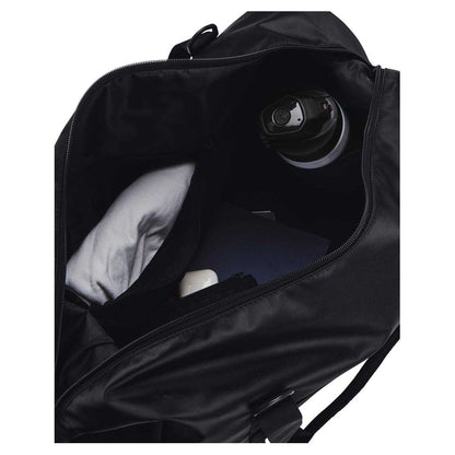 Black - Side - Under Armour Womens-Ladies Essential Gym Duffle Bag