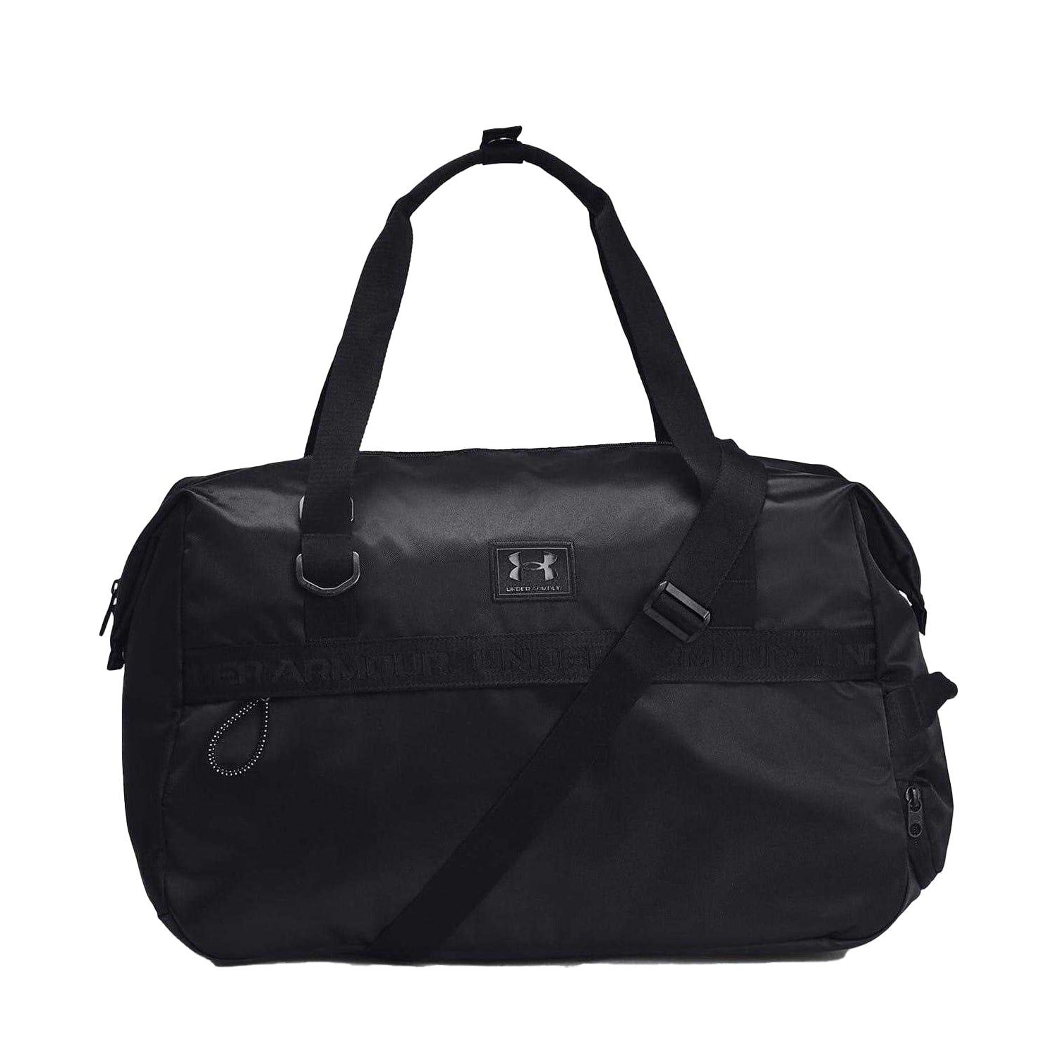 Black - Front - Under Armour Womens-Ladies Essential Gym Duffle Bag