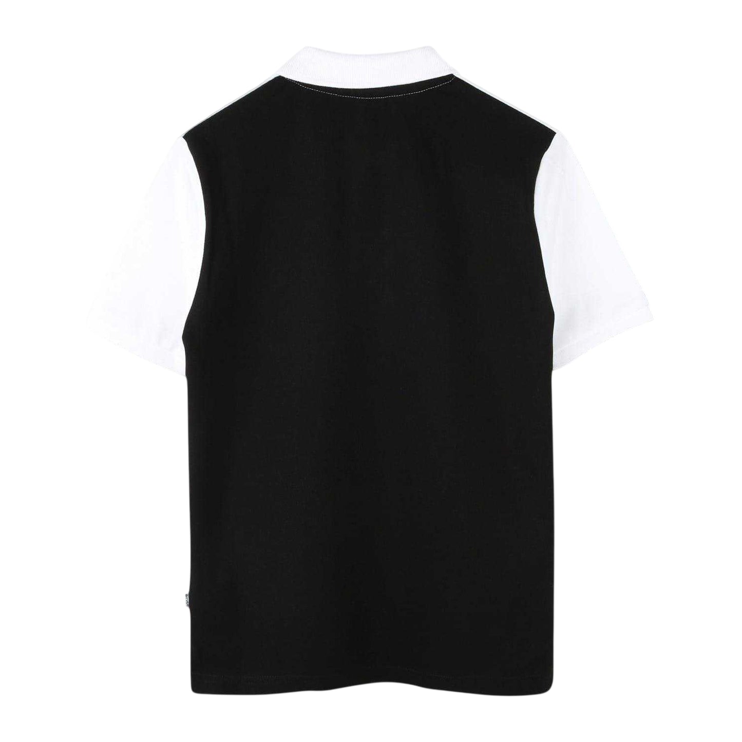Black - Back - Boss Childrens-Kids Short-Sleeved Polo Shirt