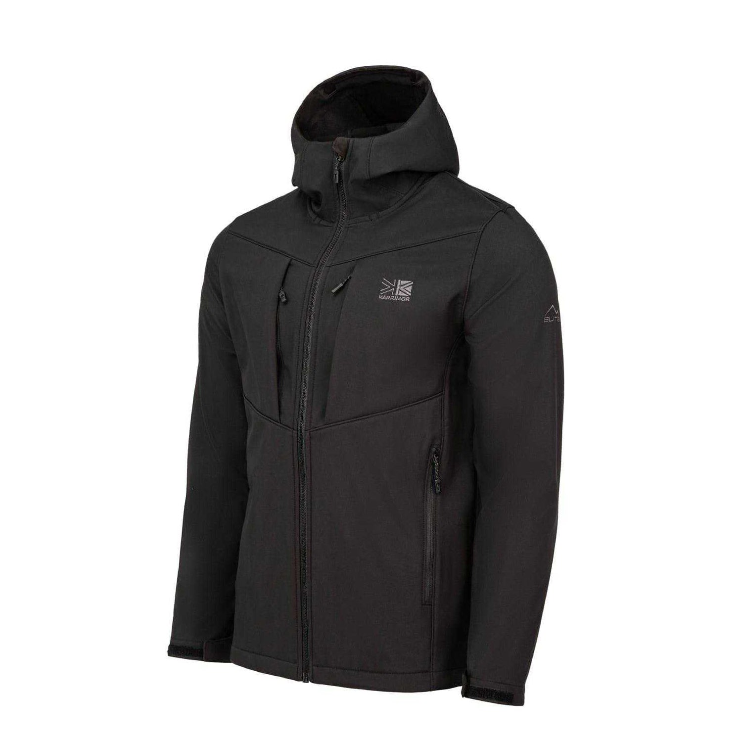 Black - Side - Karrimor Mens Alpiniste Soft Shell Jacket