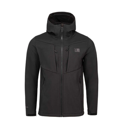 Black - Front - Karrimor Mens Alpiniste Soft Shell Jacket