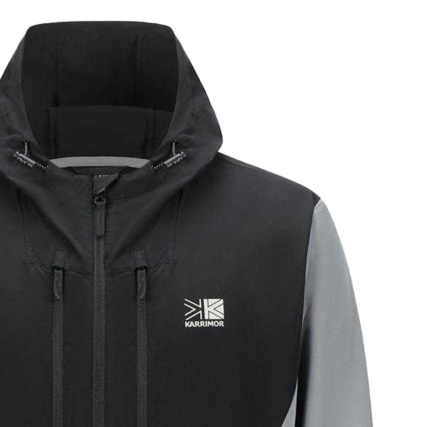 Grey-Black - Back - Karrimor Mens Base Camp Soft Shell Jacket