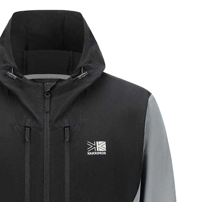 Grey-Black - Back - Karrimor Mens Base Camp Soft Shell Jacket