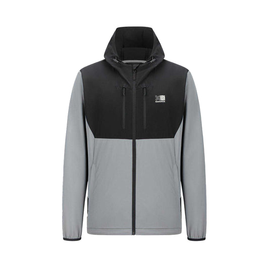 Grey-Black - Front - Karrimor Mens Base Camp Soft Shell Jacket