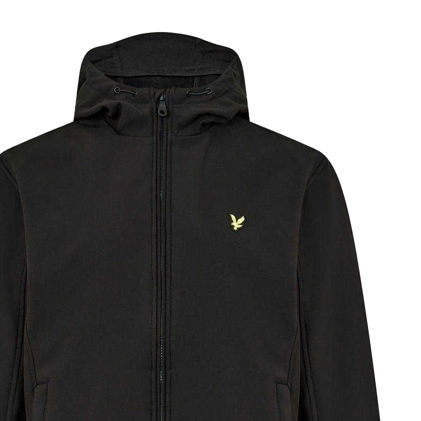 Jet Black - Back - Lyle & Scott Mens Soft Shell Jacket