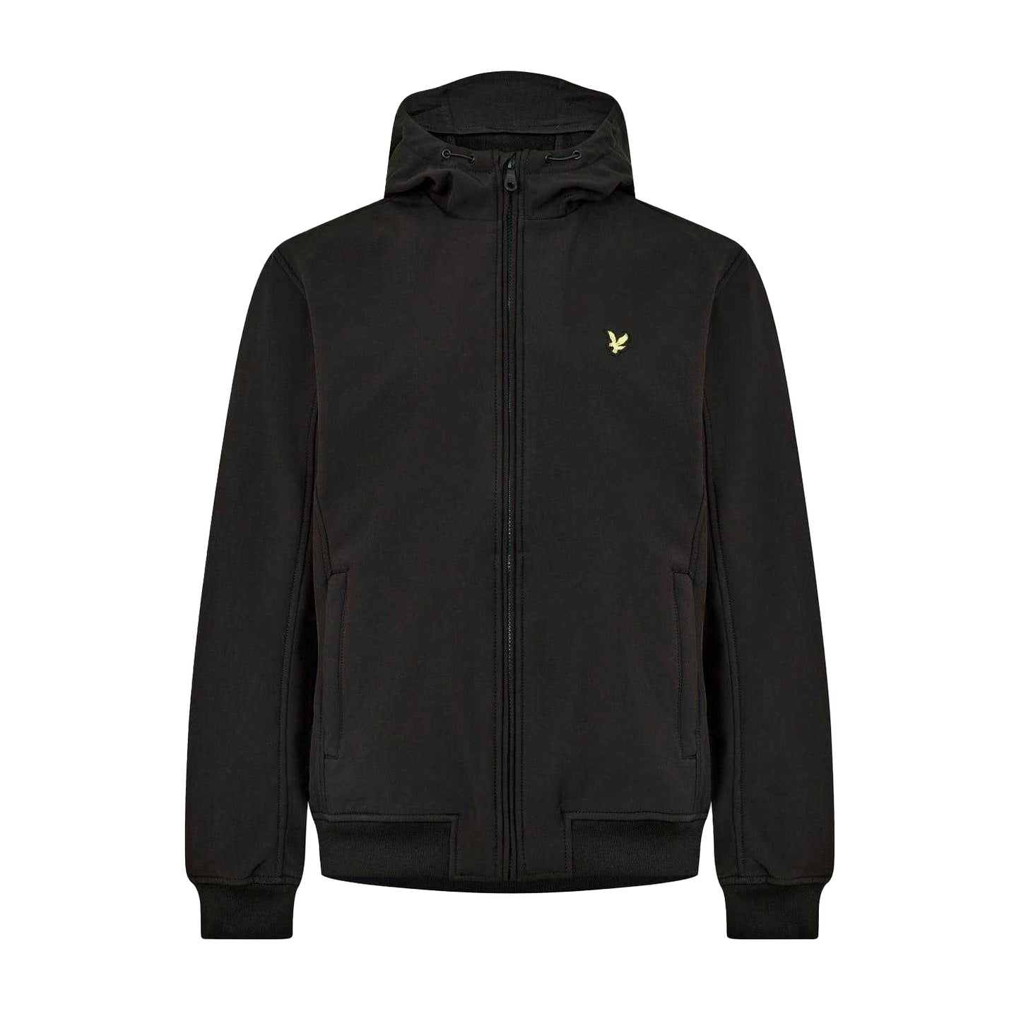 Jet Black - Front - Lyle & Scott Mens Soft Shell Jacket