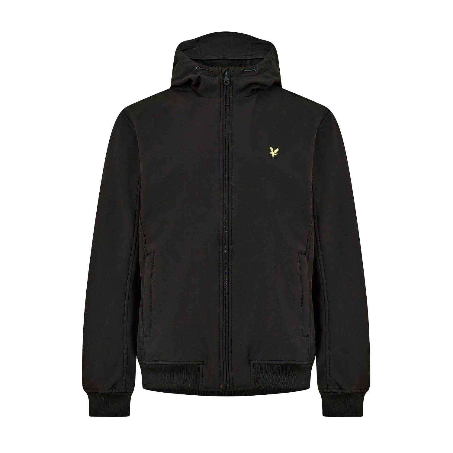 Jet Black - Front - Lyle & Scott Mens Soft Shell Jacket