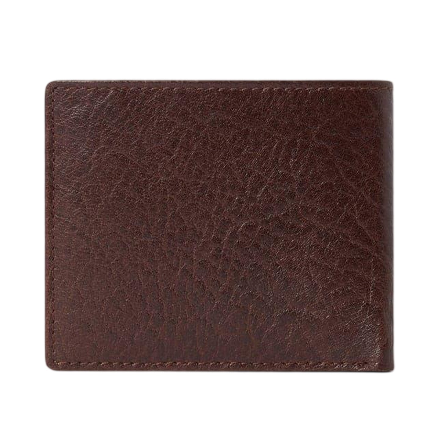Chocolate - Back - Osprey Highland Bi-Fold Leather Wallet