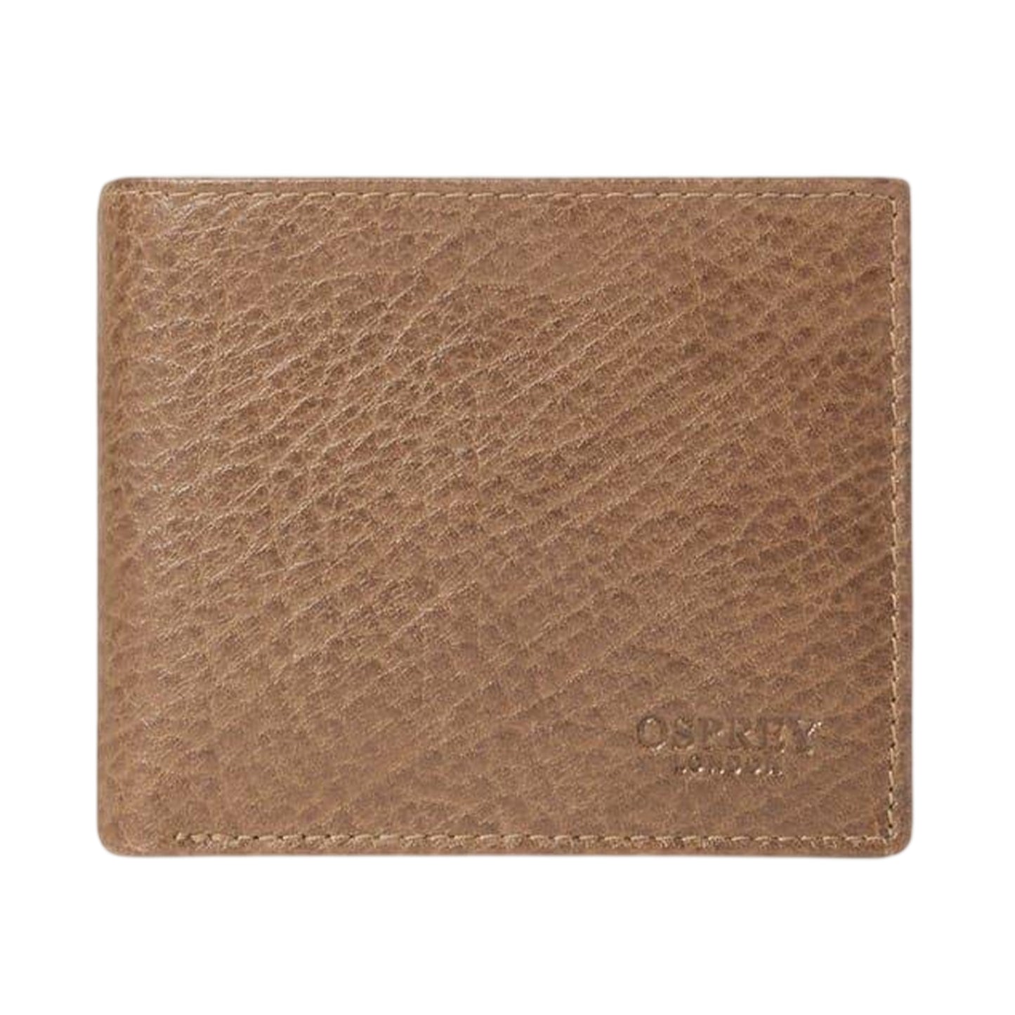 Cognac - Front - Osprey Highland Bi-Fold Leather Wallet