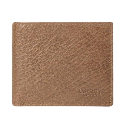 Cognac - Front - Osprey Highland Bi-Fold Leather Wallet