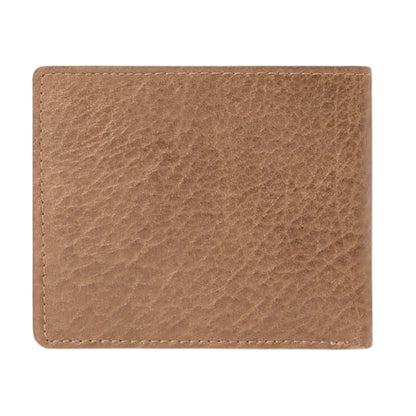 Cognac - Back - Osprey Highland Bi-Fold Leather Wallet