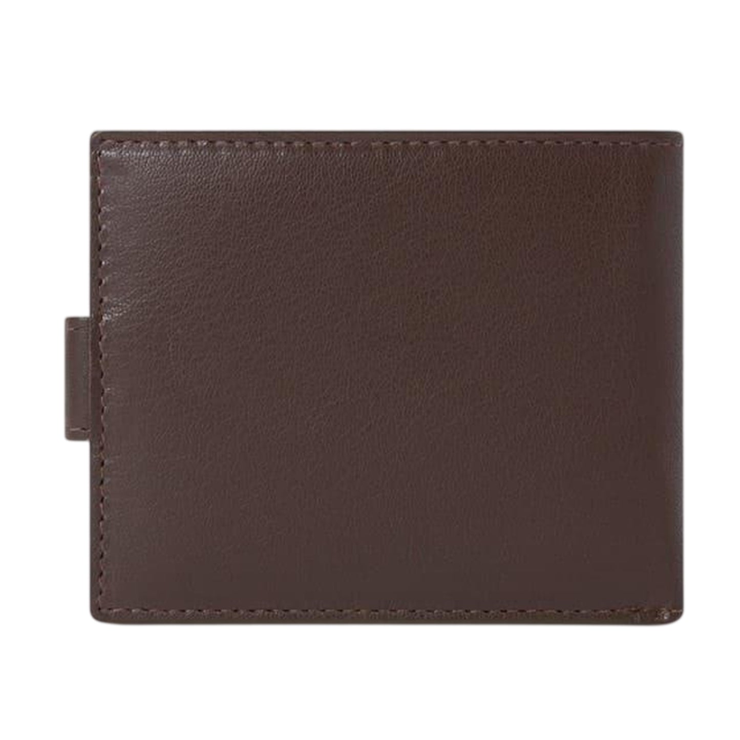 Chocolate Brown - Back - Osprey Wesley Leather Popper Wallet