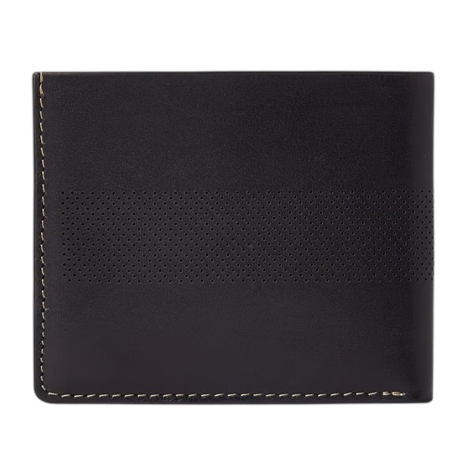 Black - Back - Osprey Arthur Perforated Leather Card Holder