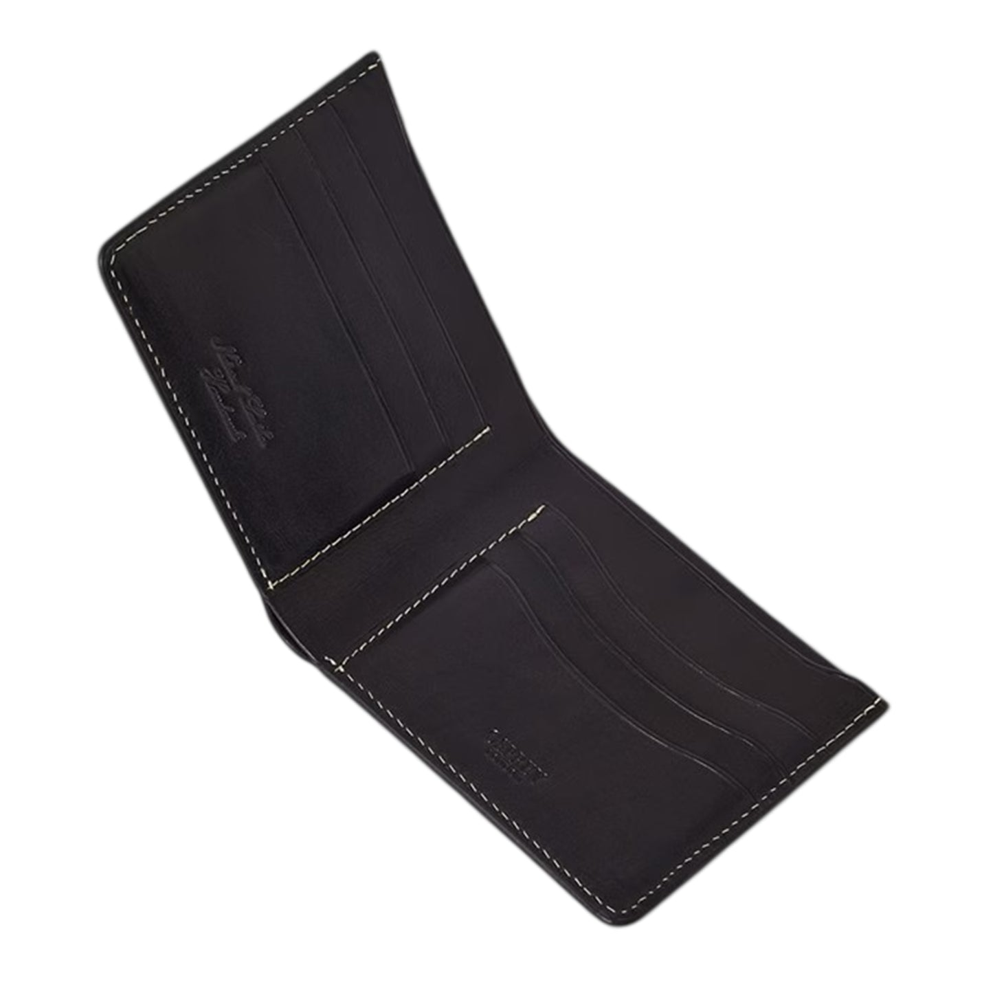 Black - Side - Osprey Arthur Perforated Leather Card Holder
