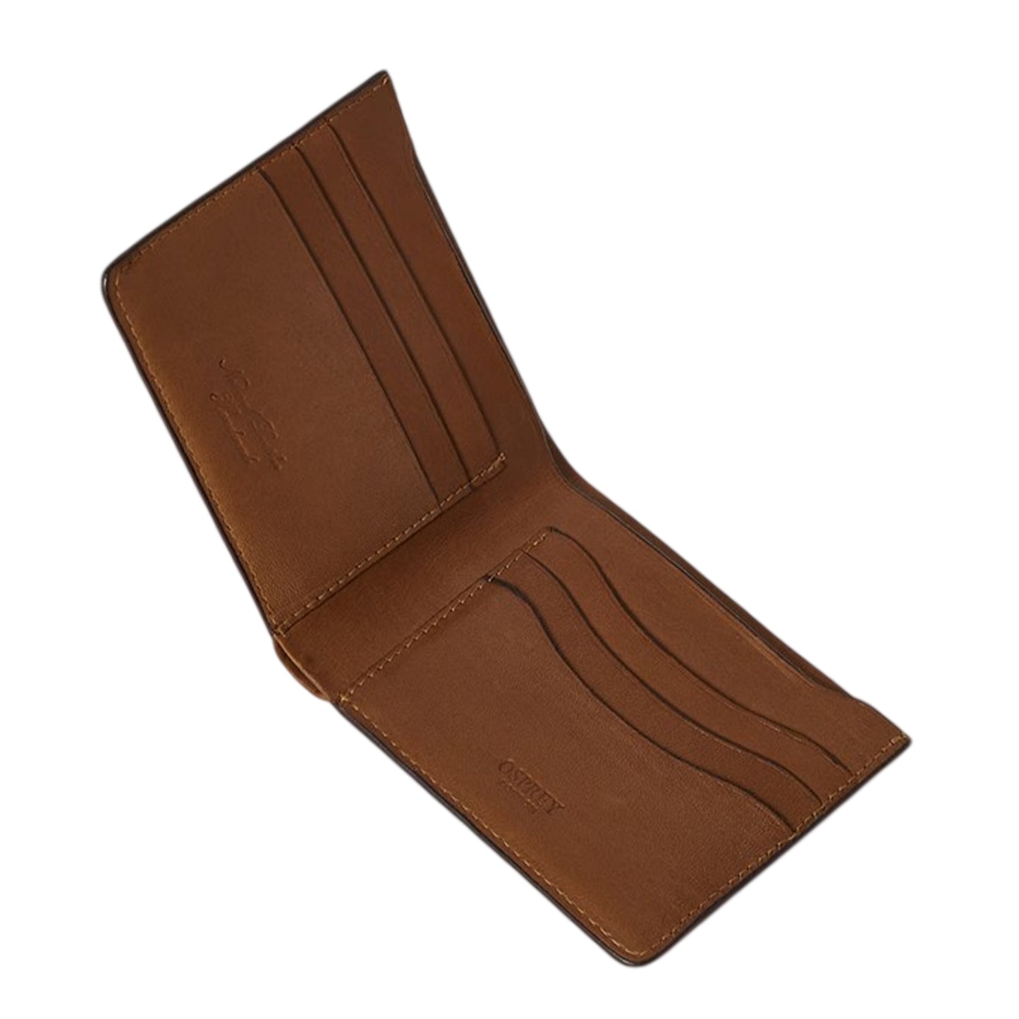 Tan - Side - Osprey Arthur Perforated Leather Card Holder