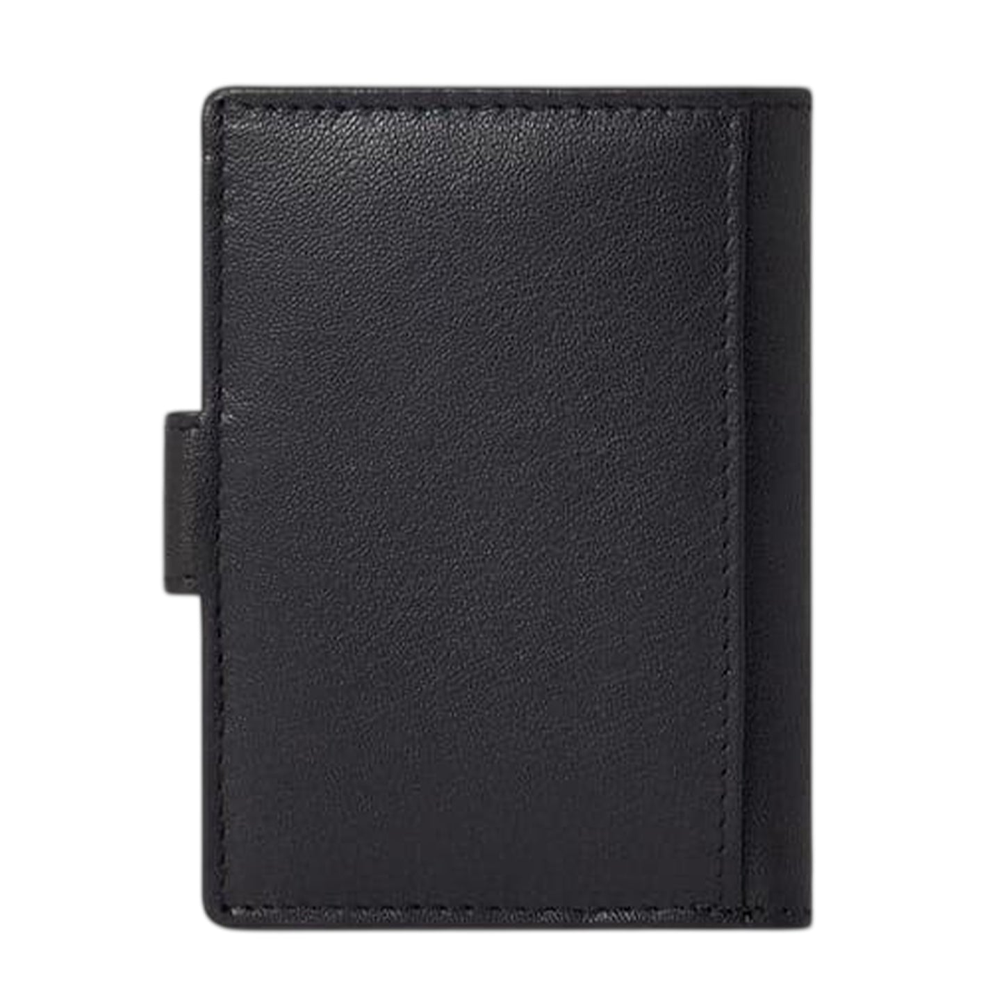 Black - Back - Osprey Wesley Leather Card Holder