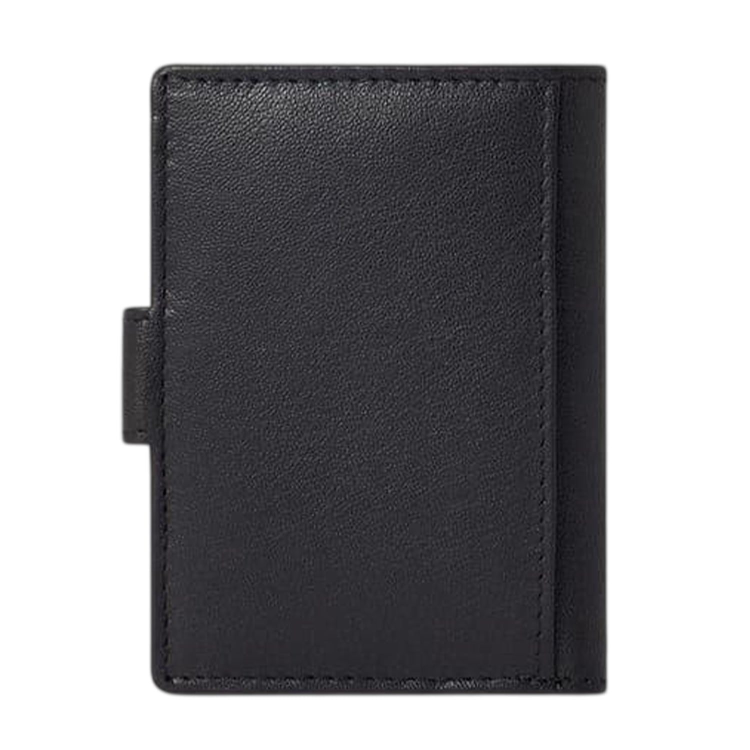 Black - Back - Osprey Wesley Leather Card Holder