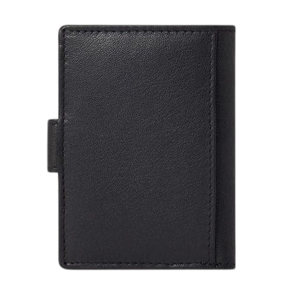 Black - Back - Osprey Wesley Leather Card Holder