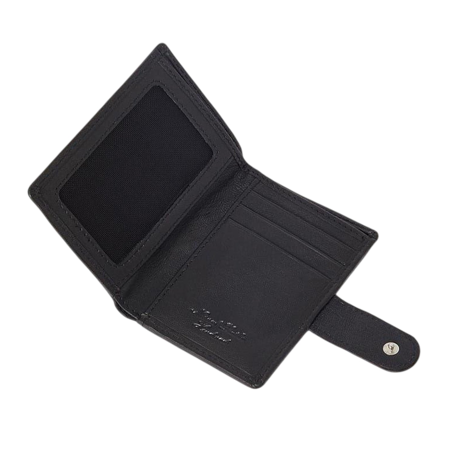 Black - Side - Osprey Wesley Leather Card Holder