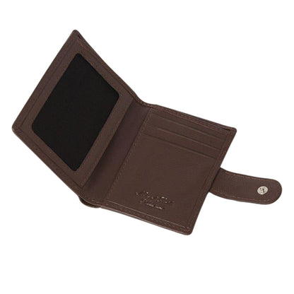 Chocolate Brown - Side - Osprey Wesley Leather Card Holder