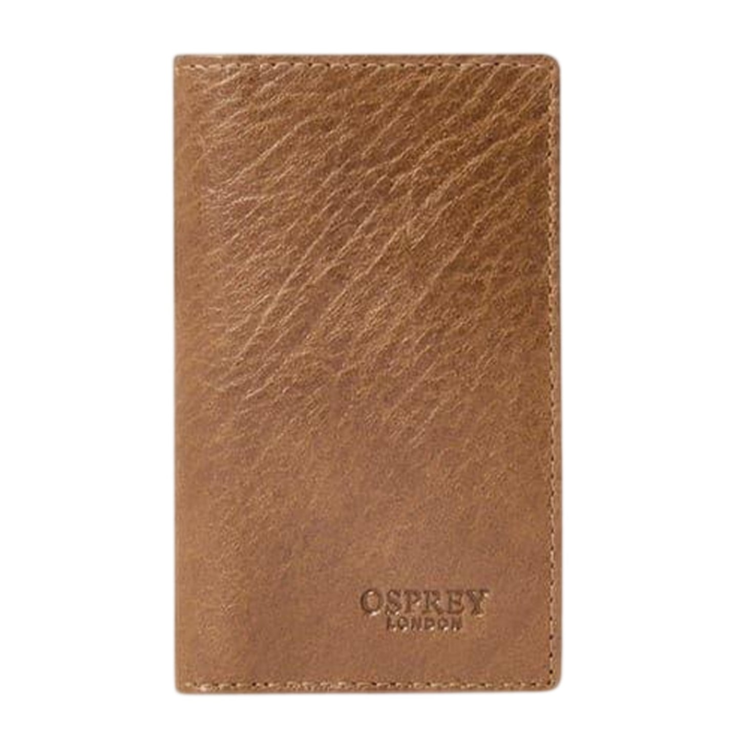 Cognac - Front - Osprey Highland Bi-Fold Leather Wallet
