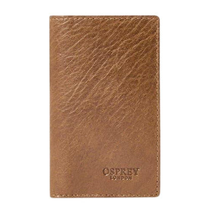 Cognac - Front - Osprey Highland Bi-Fold Leather Wallet