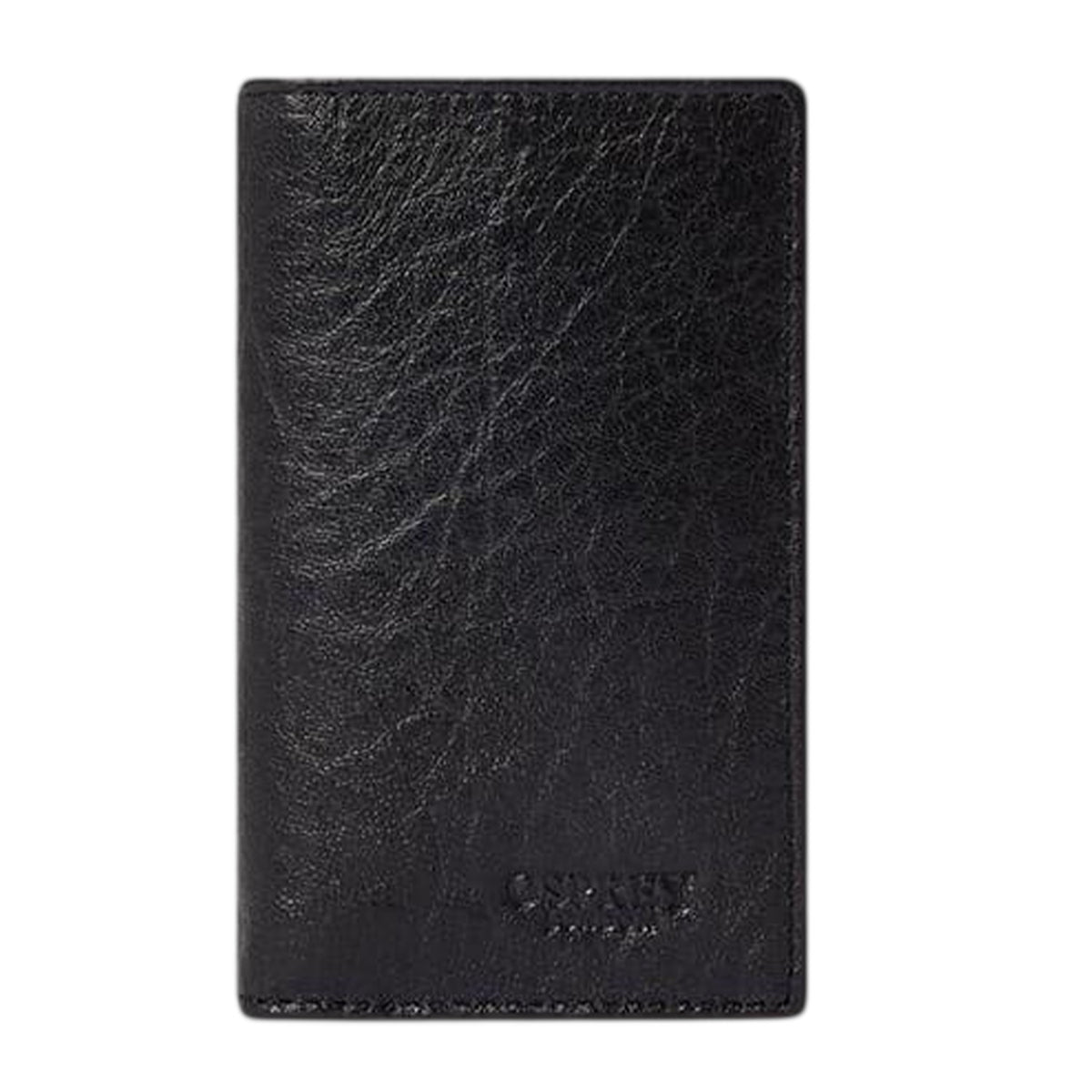 Black - Front - Osprey Highland Bi-Fold Leather Wallet