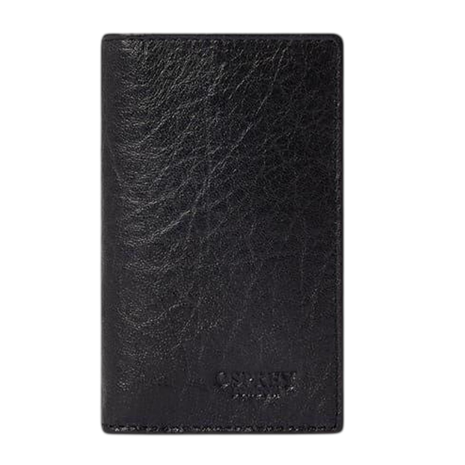 Black - Front - Osprey Highland Bi-Fold Leather Wallet