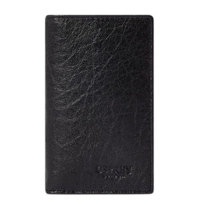 Black - Front - Osprey Highland Bi-Fold Leather Wallet
