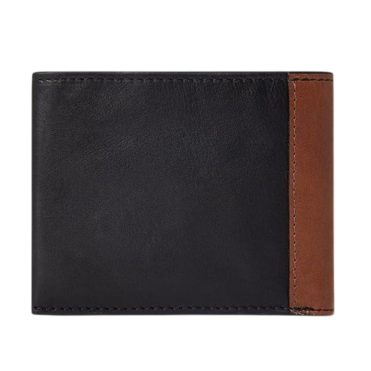 Tan-Black - Back - Osprey Stanley Bi-Fold Leather Wallet