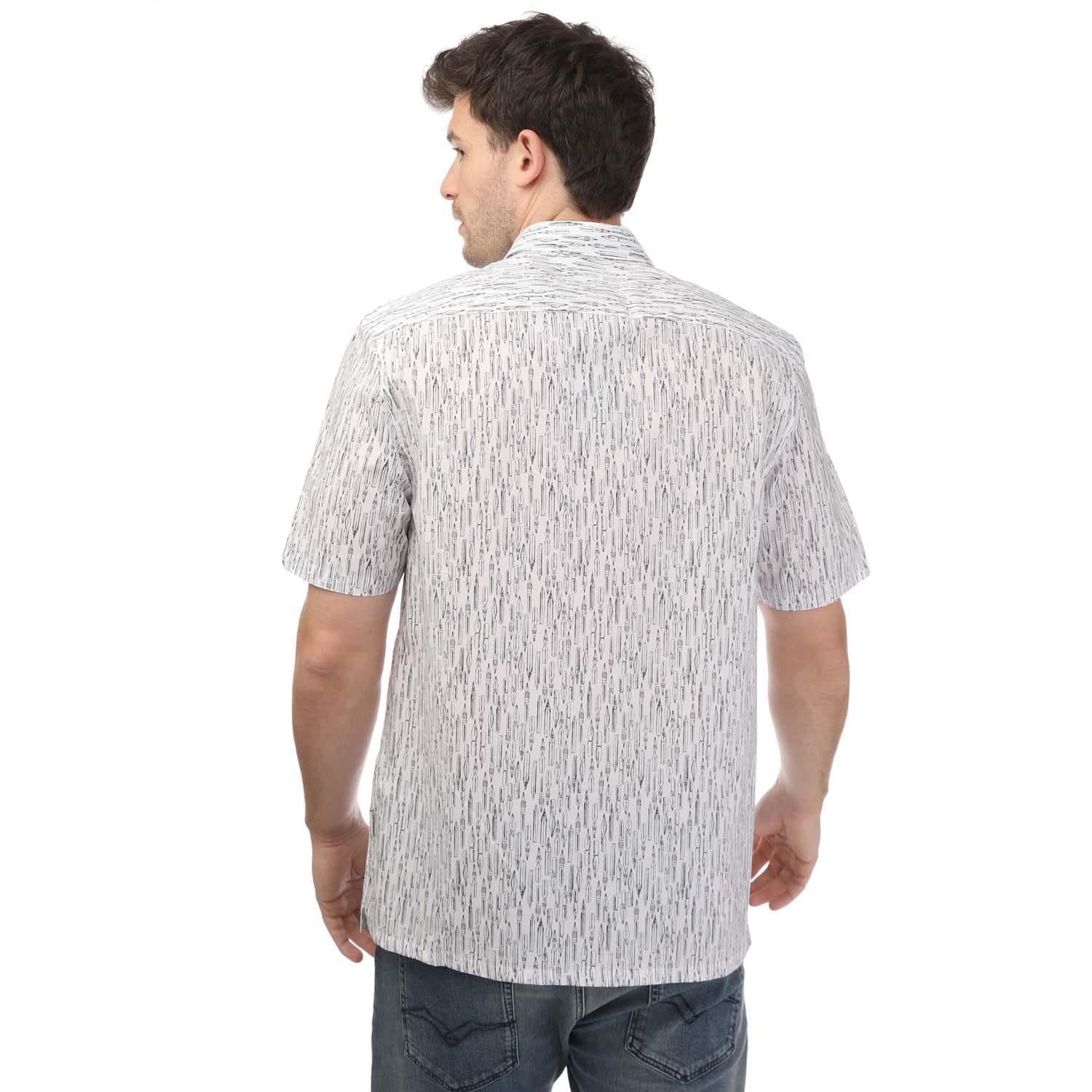 White - Back - Ted Baker Unisex Adult Pen Novelty Shirt