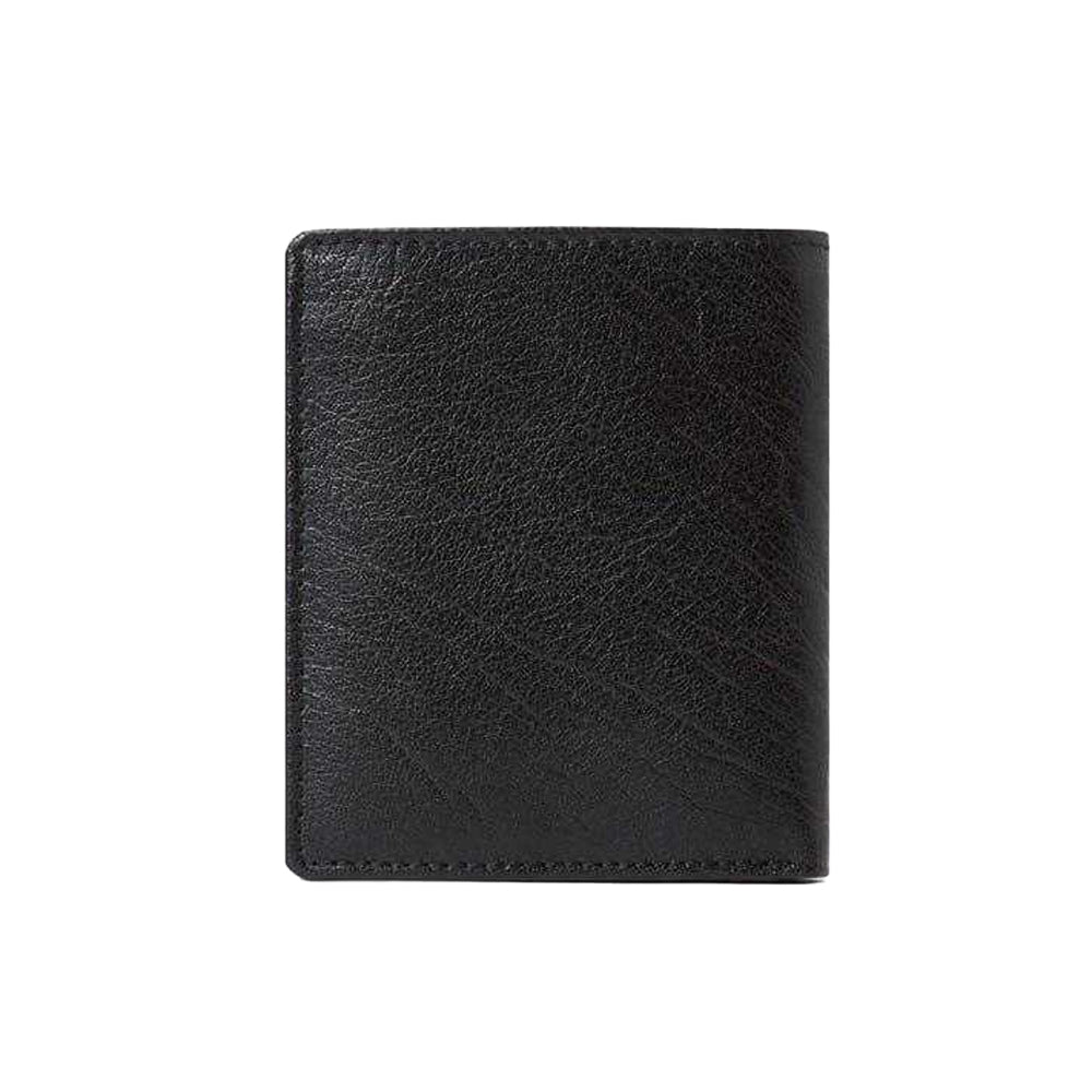 Black - Back - Osprey Highland Bi-Fold Leather Embossed Wallet