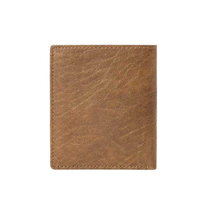 Cognac - Back - Osprey Highland Bi-Fold Leather Embossed Wallet