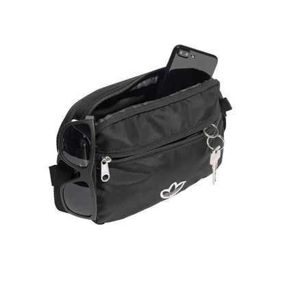 Black - Side - Adidas Essentials Travel Shoulder Bag