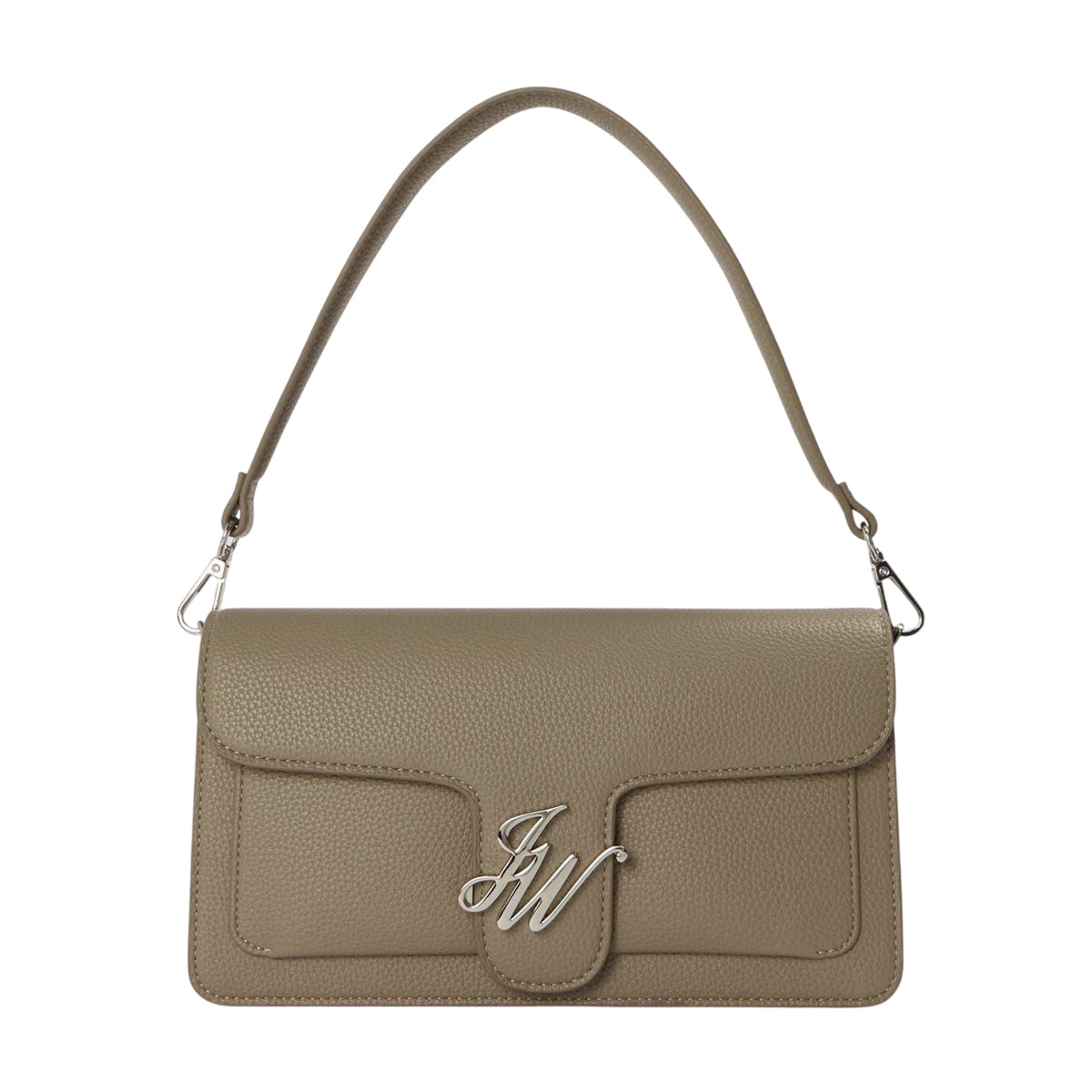 Dark Stone - Front - Jack Wills Buckle Shoulder Bag