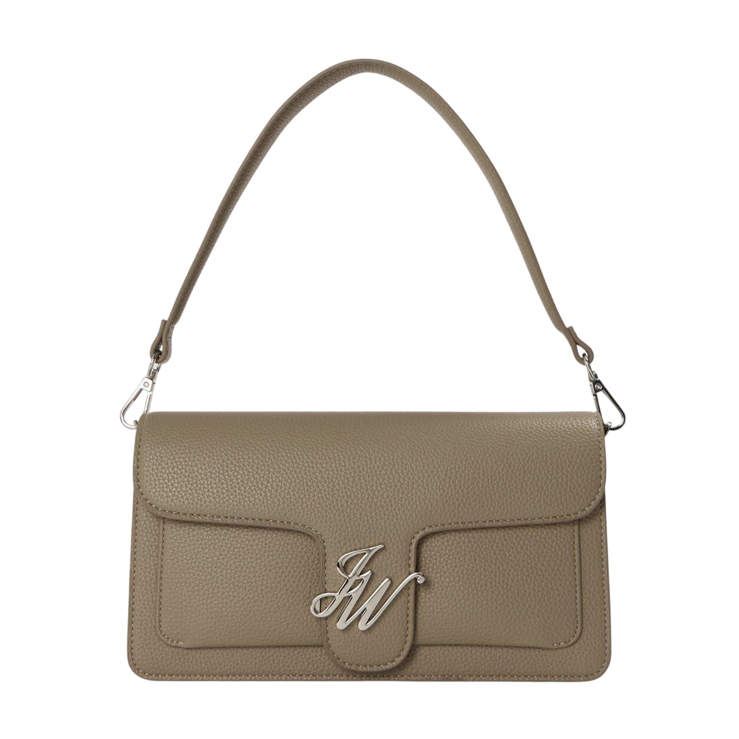 Dark Stone - Front - Jack Wills Buckle Shoulder Bag