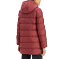 Wine - Back - Levis Womens-Ladies Midi Hooded Jacket
