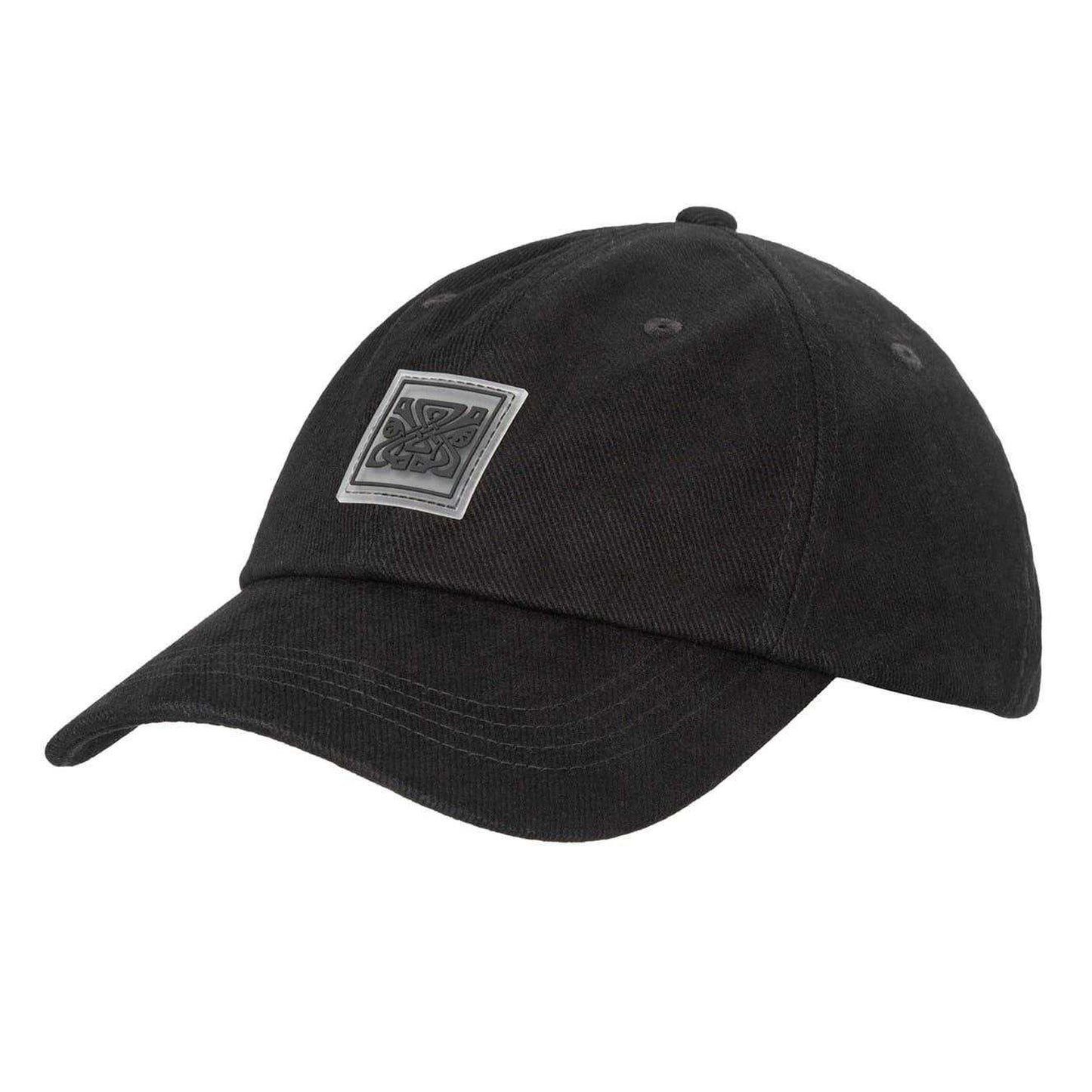 Black - Back - Biba Womens-Ladies Logo Cotton Baseball Cap